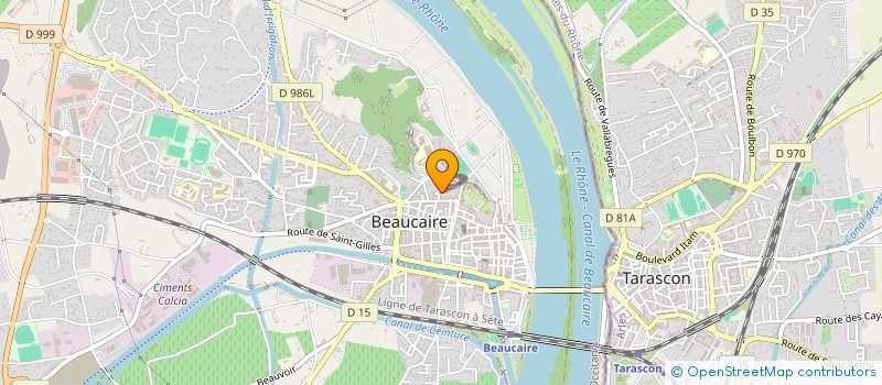 localisation de l'entreprise SCI GRAND'S  BEAUCAIRE