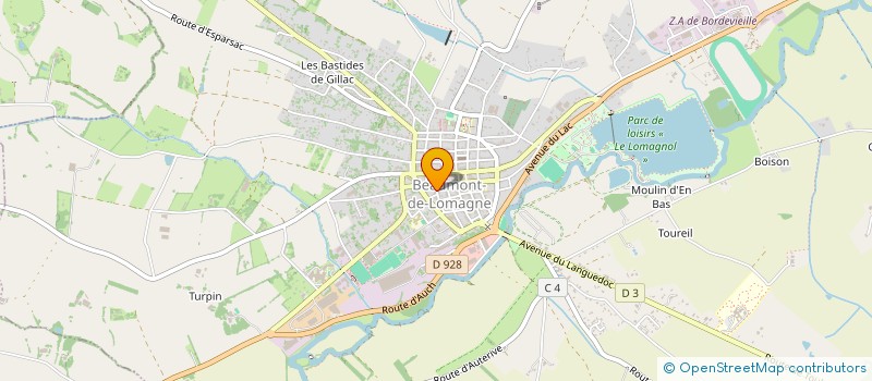 localisation de l'entreprise SCI GRAND SELVE  BEAUMONT-DE-LOMAGNE