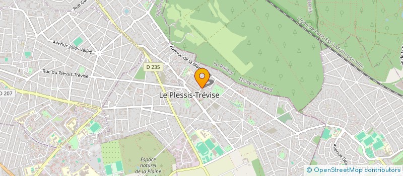 localisation de l'entreprise SCI GRAND SIECLE  LE PLESSIS-TREVISE