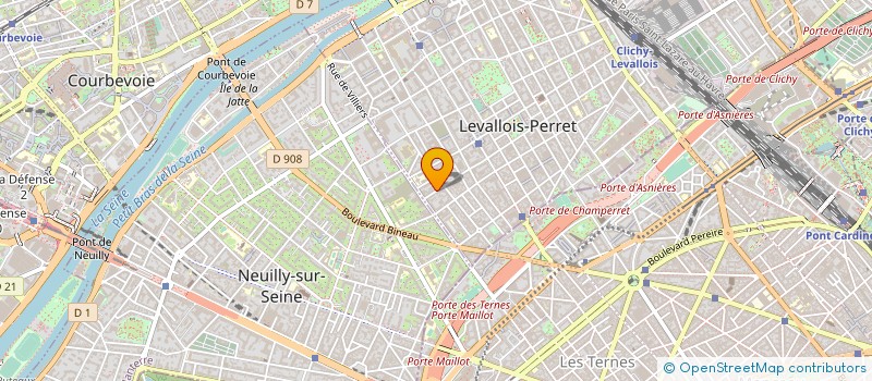 localisation de l'entreprise SCI GRAND SOLEIL à LEVALLOIS-PERRET