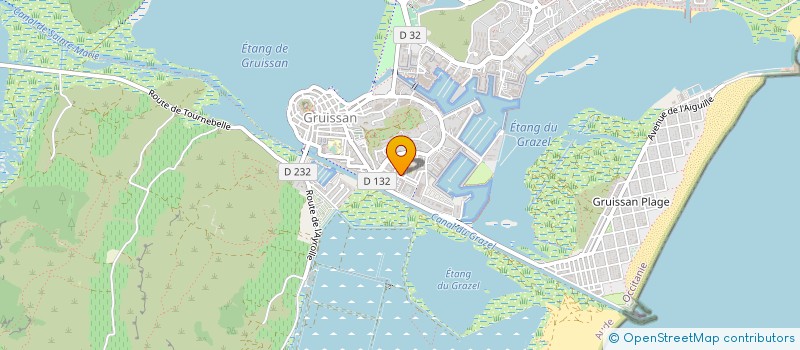 localisation de l'entreprise SCI GRAND SUD 3  GRUISSAN