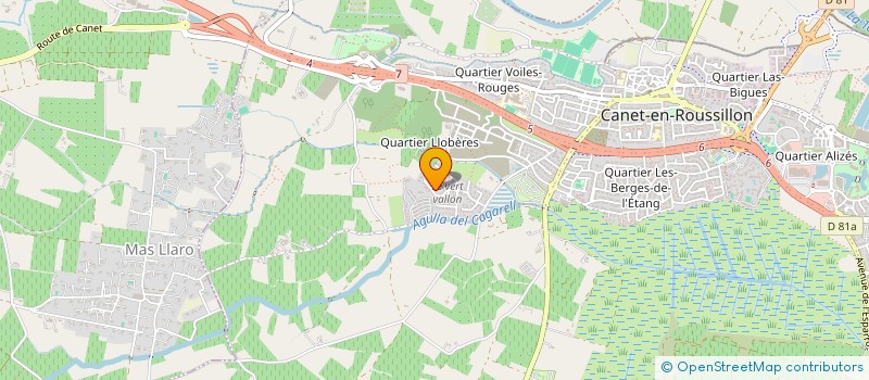 localisation de l'entreprise SCI GRAND SUD  SAINT-CYPRIEN