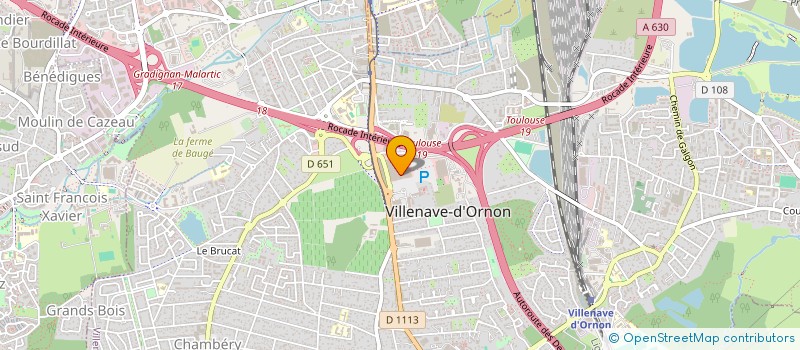 localisation de l'entreprise SCI GRAND SUD  VILLENAVE-D'ORNON