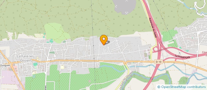 localisation de l'entreprise SCI GRAND SUD  LA FARE-LES-OLIVIERS
