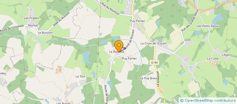 localisation de l'entreprise SCI GRAND - TAURISSON à SAINT-JUST-LE-MARTEL