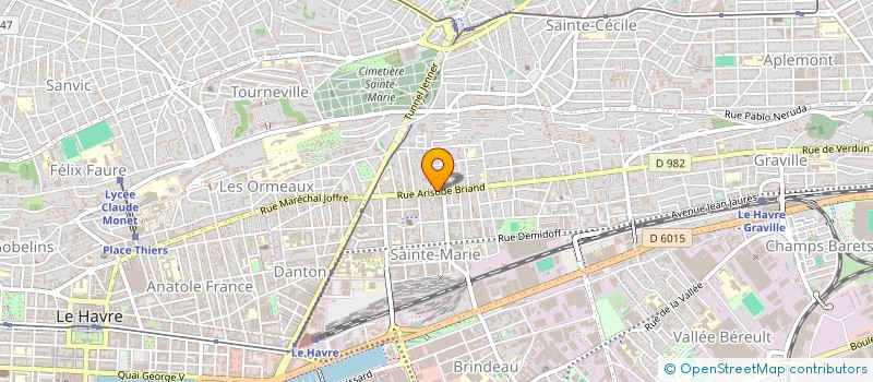 localisation de l'entreprise SCI GRAND TURC à LE HAVRE