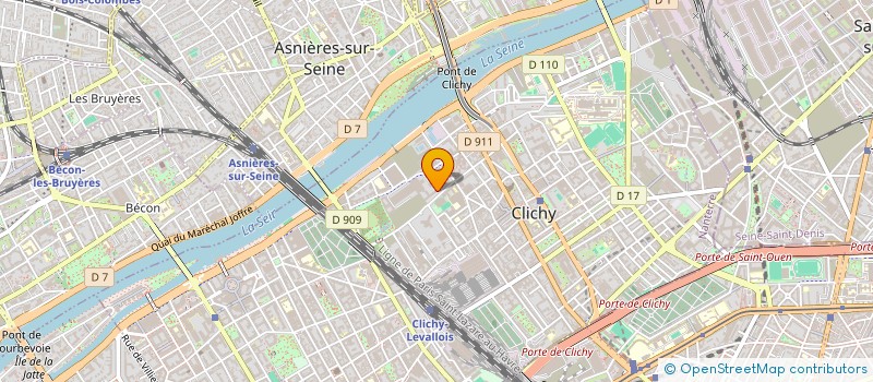 localisation de l'entreprise SCI GRAND VENEUR à CLICHY