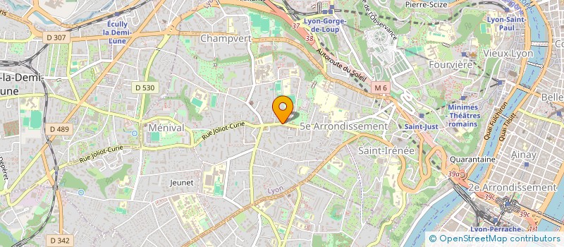 localisation de l'entreprise SCI GRAND VERJUS  LYON