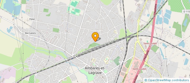 localisation de l'entreprise SCI GRAND VILLAGE  AMBARES-ET-LAGRAVE