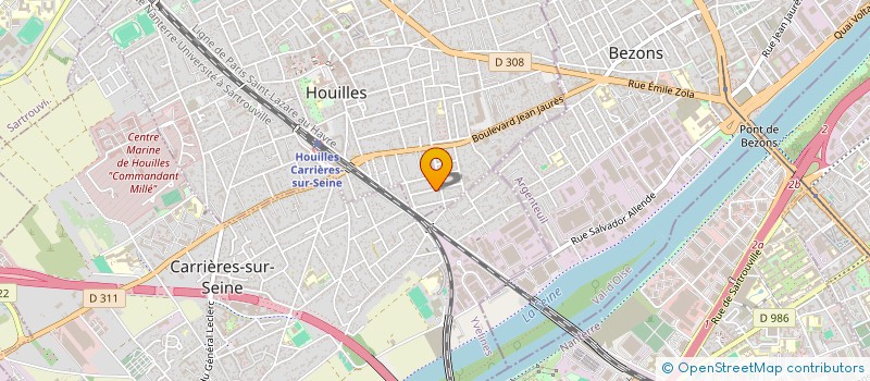 localisation de l'entreprise SCI GRANDE BRETAGNE  HOUILLES