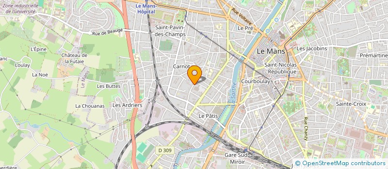 localisation de l'entreprise SCI GRANDE MAISON  LE MANS