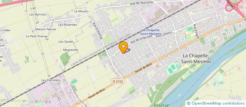 localisation de l'entreprise SCI GRANDE MAISON  LA CHAPELLE-SAINT-MESMIN