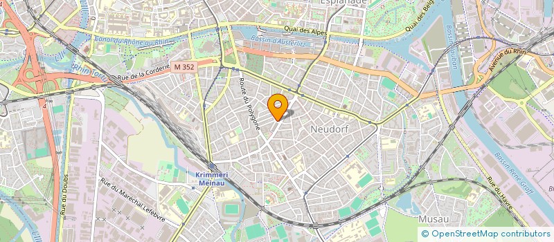 localisation de l'entreprise SCI GRANDE QUALITE  STRASBOURG