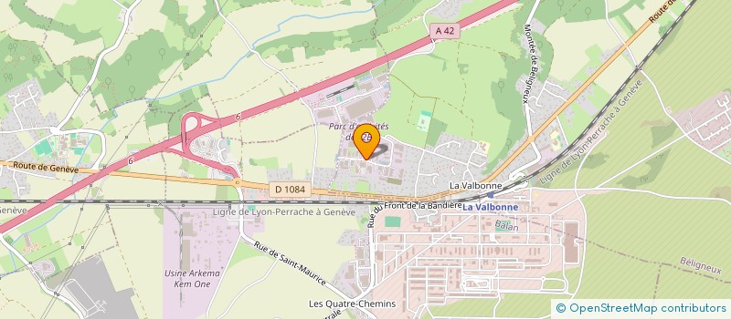 localisation de l'entreprise SCI GRANDE RUE 116 à BELIGNEUX