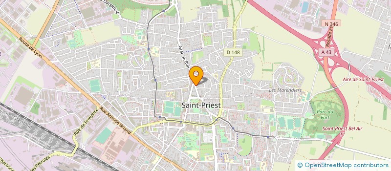 localisation de l'entreprise SCI GRANDE RUE  SAINT-PRIEST