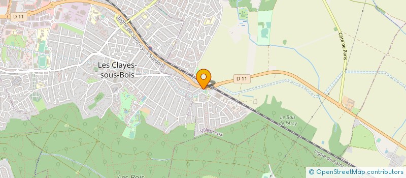 localisation de l'entreprise SCI GRANDE RUE  VILLEPREUX