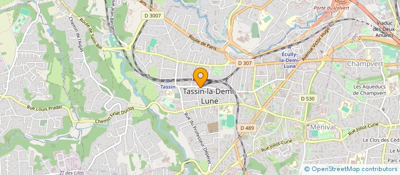 localisation de l'entreprise SCI GRANDE RUE  LYON