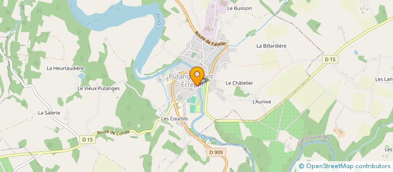 localisation de l'entreprise SCI GRANDE RUE à PUTANGES-LE-LAC