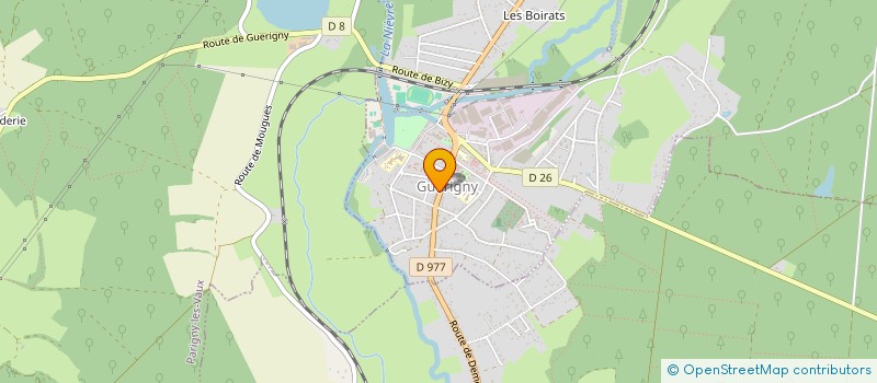 localisation de l'entreprise SCI GRANDE RUE à GUERIGNY