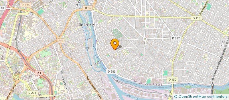 localisation de l'entreprise SCI GRANDE RUE à SAINT-MAUR-DES-FOSSES