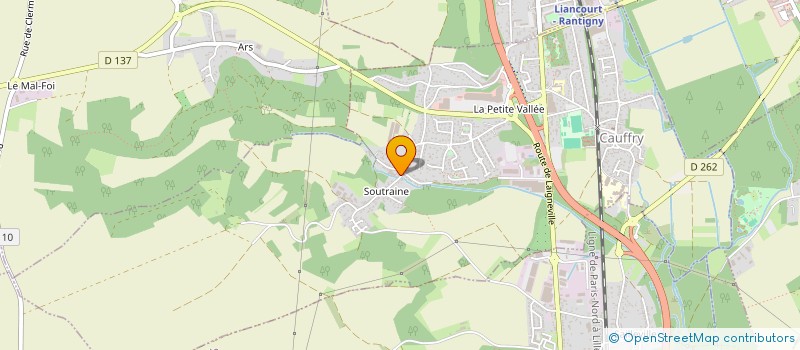 localisation de l'entreprise SCI GRANDE RUE COMMANDERIE  NEUILLY-SOUS-CLERMONT