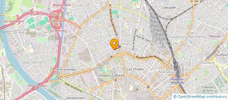 localisation de l'entreprise SCI GRANDE TERRE à TOULOUSE