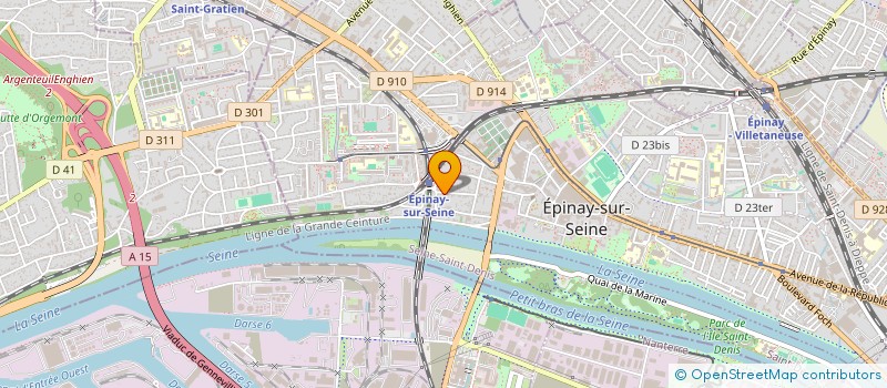 localisation de l'entreprise SCI GRANDEL 47  EPINAY-SUR-SEINE