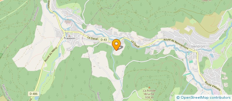 localisation de l'entreprise SCI GRANDEMANGE FRERES 88  VENTRON