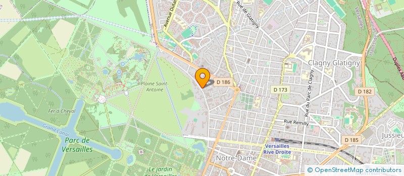 localisation de l'entreprise SCI GRANDERE à VERSAILLES