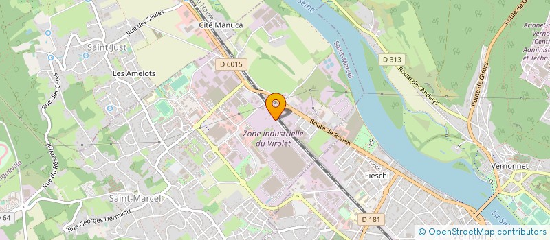 localisation de l'entreprise SCI GRANDGARENNE à SAINT-MARCEL