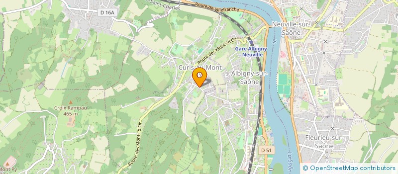 localisation de l'entreprise SCI GRANDGUILLAUME FAREINS  CURIS-AU-MONT-D'OR