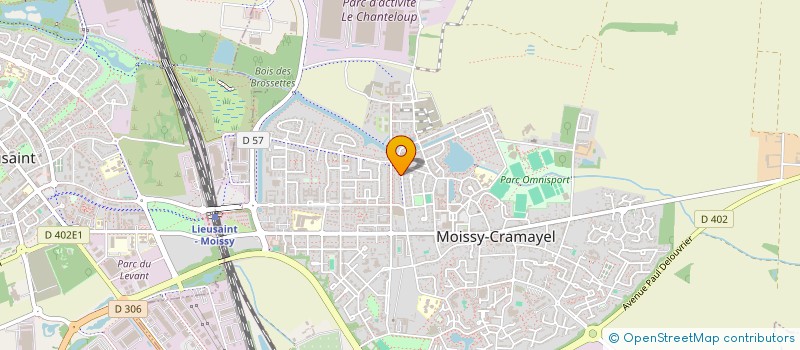 localisation de l'entreprise SCI GRANDHOUX à MOISSY-CRAMAYEL