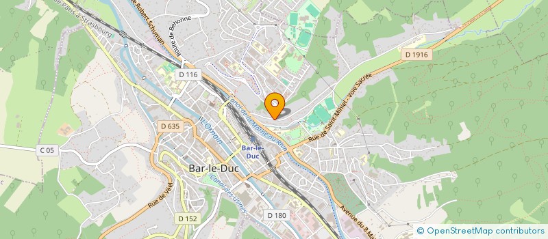 localisation de l'entreprise SCI GRANDJEAN à BAR-LE-DUC