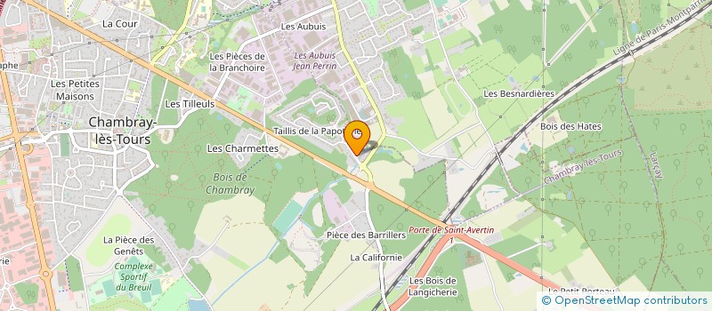 localisation de l'entreprise SCI GRANDMONT à CHAMBRAY-LES-TOURS