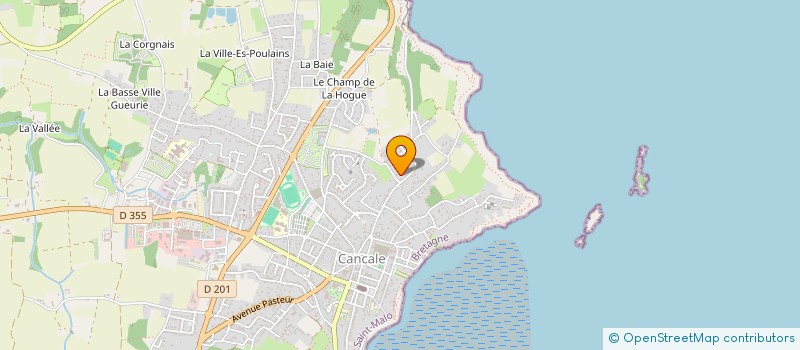 localisation de l'entreprise SCI GRANDMOUGIN  CANCALE