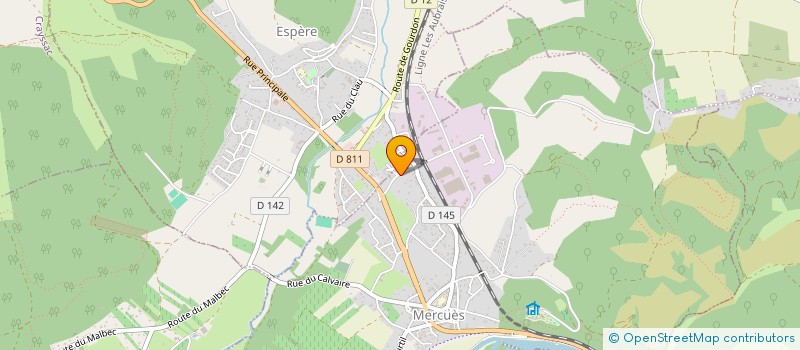 localisation de l'entreprise SCI GRANDS CAMPS 46  MERCUES