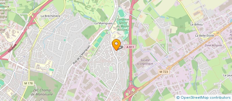 localisation de l'entreprise SCI GRANDS PAS  CARQUEFOU