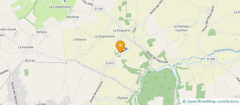 localisation de l'entreprise SCI GRANDS SABLES  DIGOSVILLE