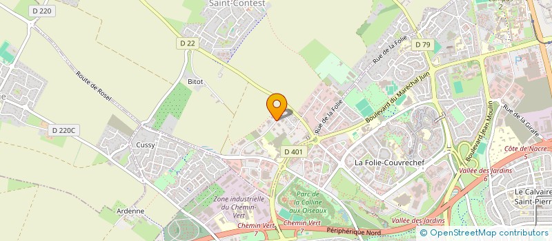localisation de l'entreprise SCI GRANDSUD à SAINT-CONTEST