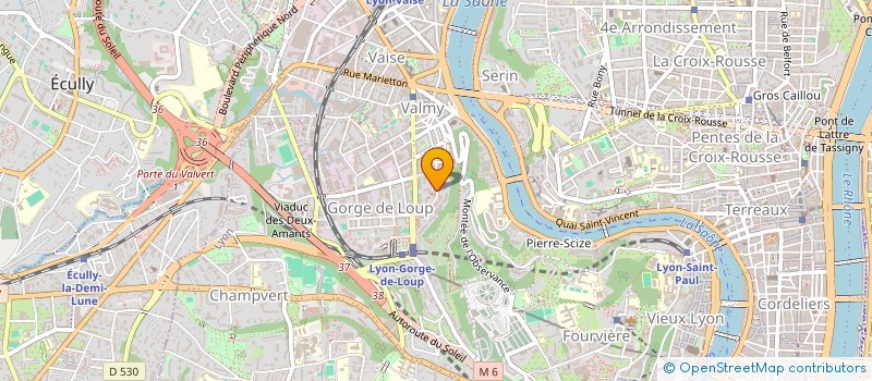 localisation de l'entreprise SCI GRANDVAL  LYON