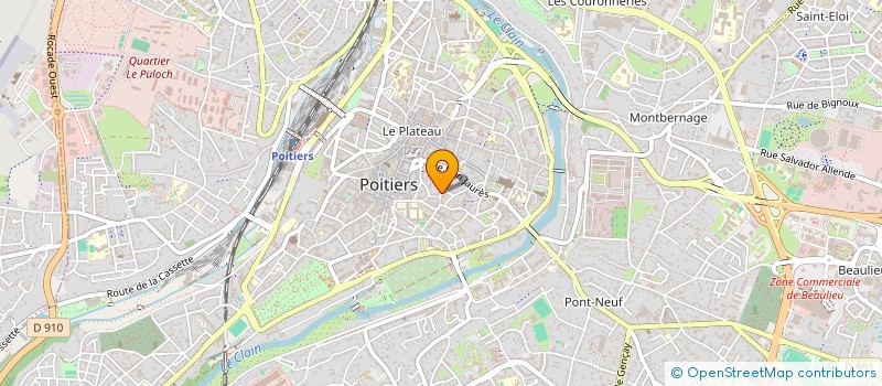 localisation de l'entreprise SCI GRANEL  POITIERS