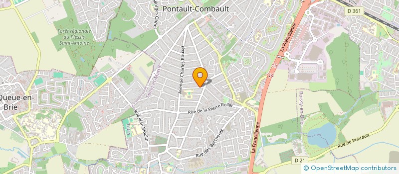 localisation de l'entreprise SCI GRANET à PONTAULT-COMBAULT