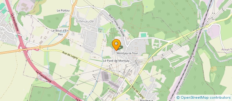 localisation de l'entreprise SCI GRANGE  LE BOURGET