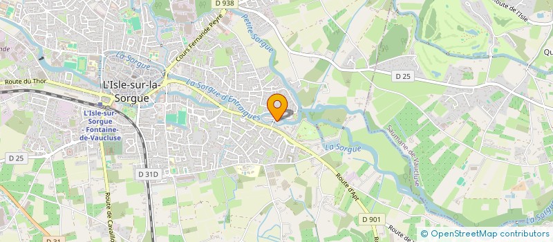 localisation de l'entreprise SCI GRANGE NEUVE  L'ISLE-SUR-LA-SORGUE