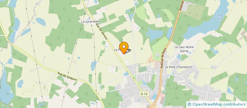 localisation de l'entreprise SCI GRANGE NEUVE  ROMORANTIN-LANTHENAY