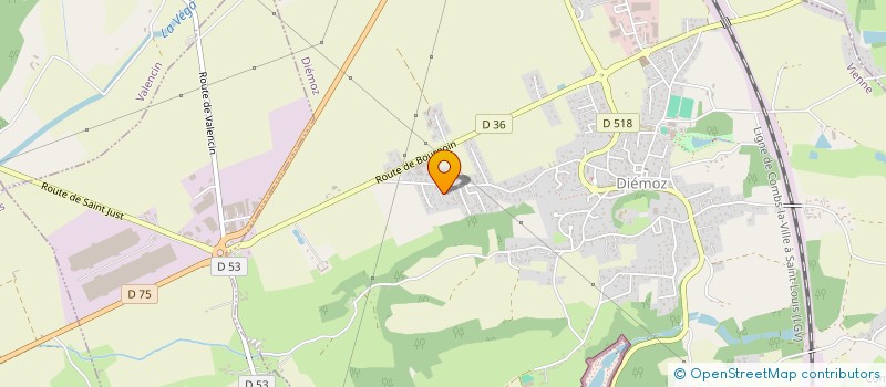 localisation de l'entreprise SCI GRANGE NEUVE  DIEMOZ