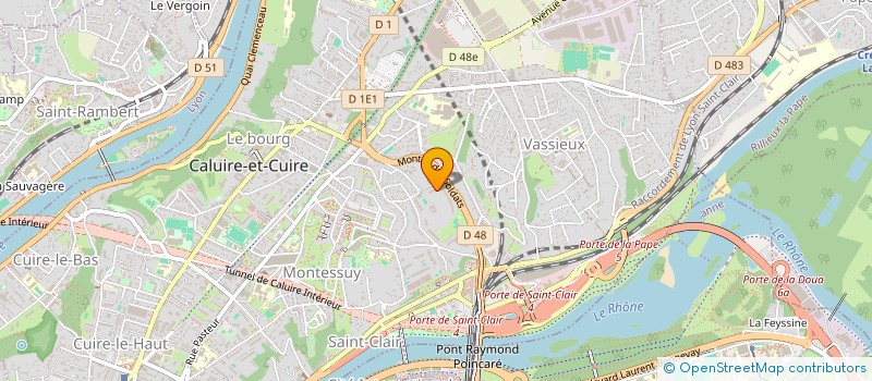 localisation de l'entreprise SCI GRANGE ROBERT  CALUIRE-ET-CUIRE