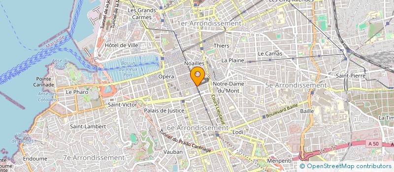 localisation de l'entreprise SCI GRANGER à MARSEILLE 6