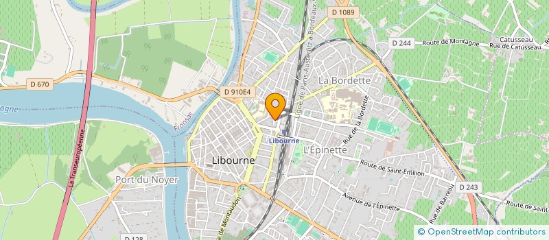 localisation de l'entreprise SCI GRANGERE à LIBOURNE