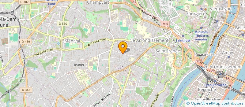 localisation de l'entreprise SCI GRANGES 35  LYON 5EME